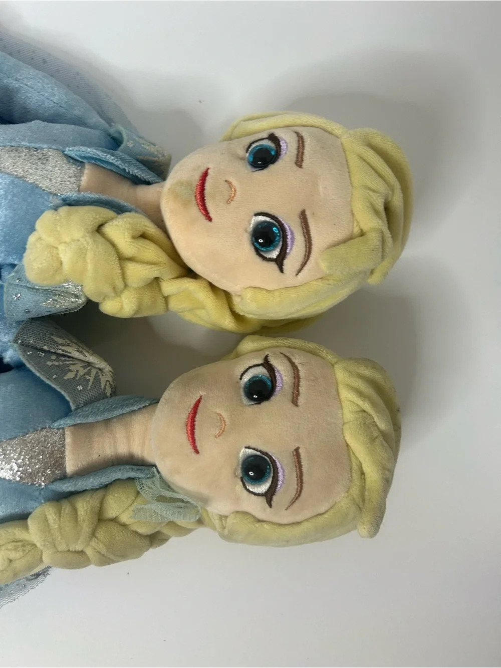 Elsa Plush Frozen Doll TY Disney Collection Princess Sparkle Blue Dress 16